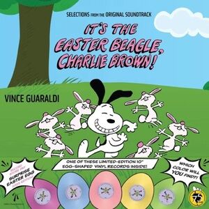 *ISO* Charlie Brown Easter Beagle Egg shaped vinyl